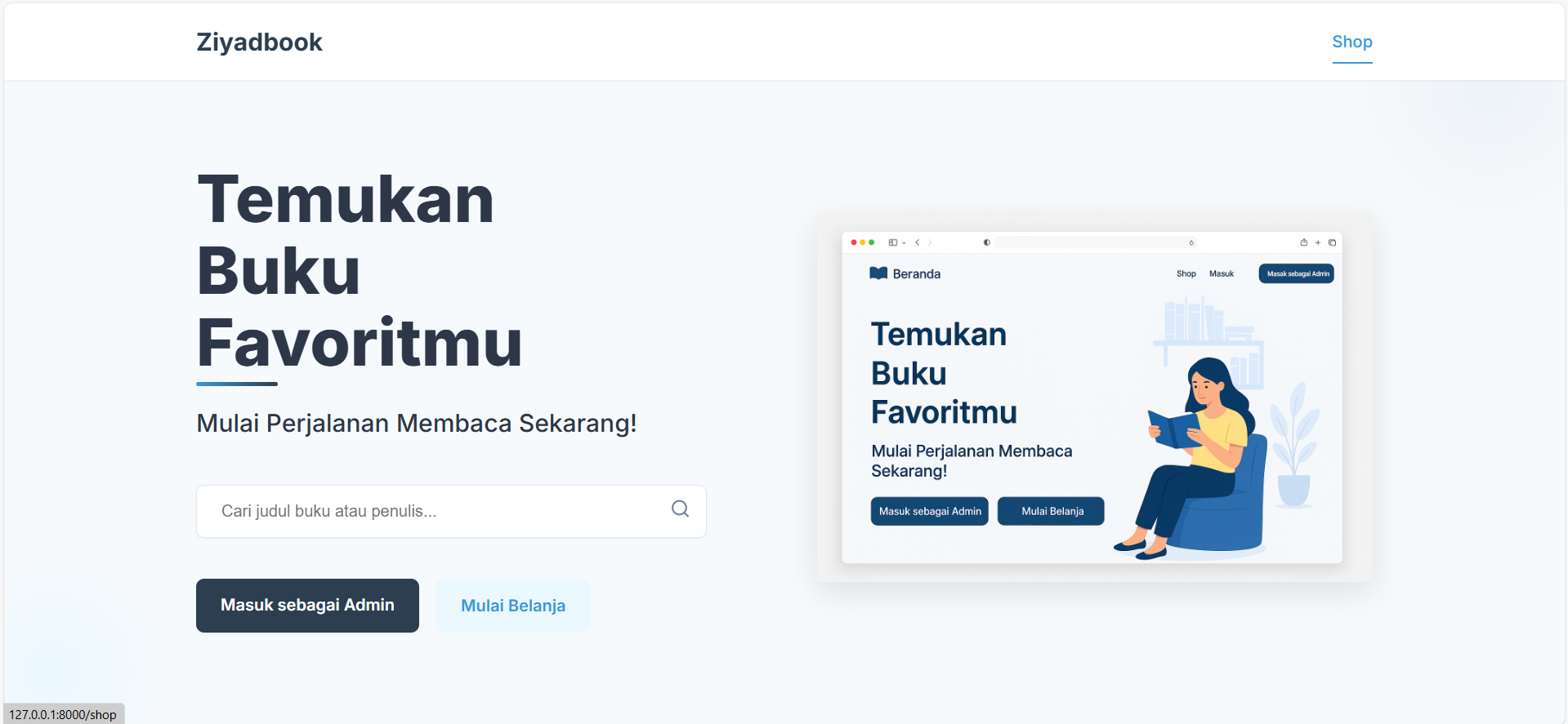 Ziyadbook E-commerce